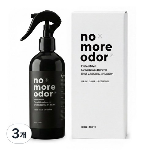 신속입주 포름알데히드 강력분해 새집증후군 원인물질 제거 스프레이, 3개, 300ml