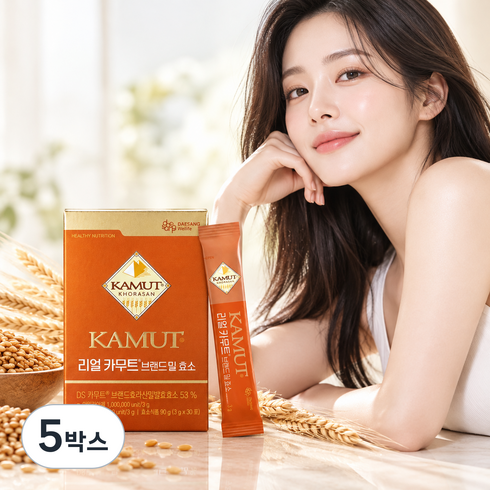 대상웰라이프 정품 리얼 카무트 브랜드 밀 효소 30p, 90g, 5개