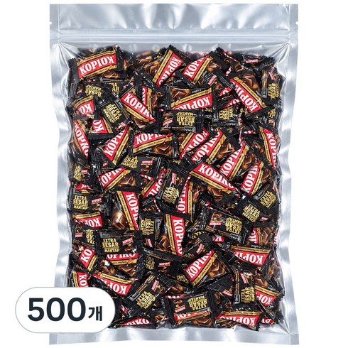코피코 커피맛 캔디 대용량 개별포장 진한 커피향, 3.5g, 500개
