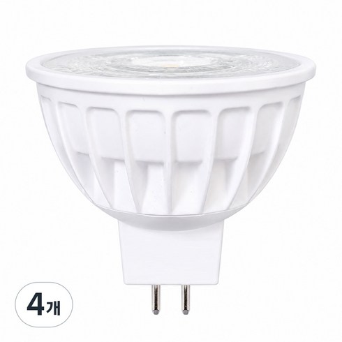 안트 LED MR16 8W 12V 할로겐 50W 대체형, 주광색, 4개