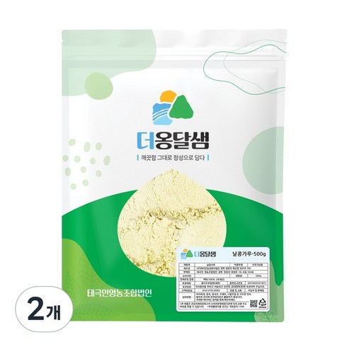 더옹달샘 국산콩으로 만든 생콩가루 500g 날콩가루, 2개