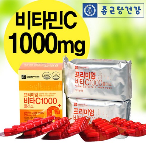 종근당건강 프리미엄 비타C 1000플러스, 100정, 2개