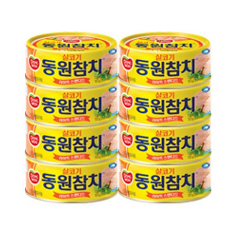 동원 라이트 스탠다드 참치, 100g, 9개