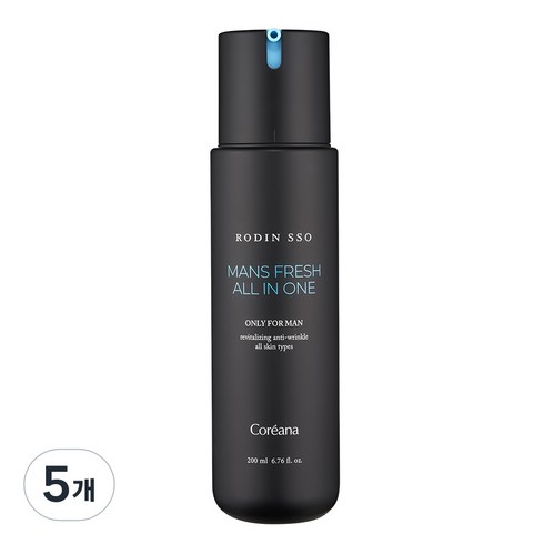 로댕 쏘 맨즈 프레쉬 남성 올인원 스킨로션, 5개, 200ml