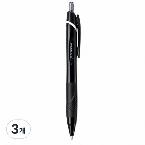 유니 제트스트림 유성볼펜 0.7mm SXN-150-07, 블랙, 3개