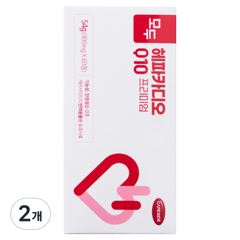 케어사이드 모두 헤파카디오 심장 보조제, 60정, 2개