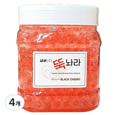 소셜마트 악취뚝 뚝놔라 강력 실내 화장실 담배냄새 제거 집안 방 홀애비 남자방 오래된집 냄새 제거 블랙체리, 4개, 1.2kg