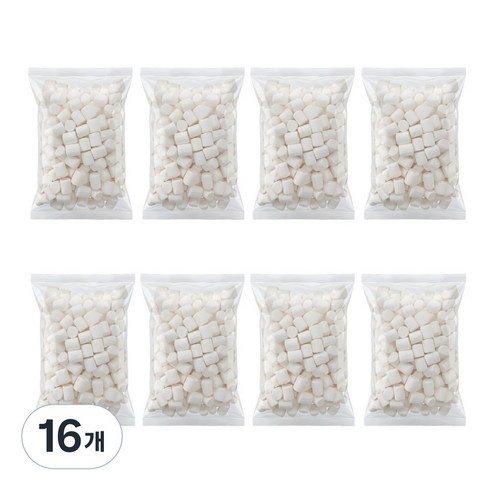 화이트 빅 마시멜로우 대용량 두쫀쿠, 1kg, 16개