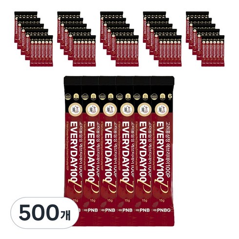 풍년보감 6년근 고려홍삼정 진액 에브리데이100P 홍삼스틱, 15g, 500개