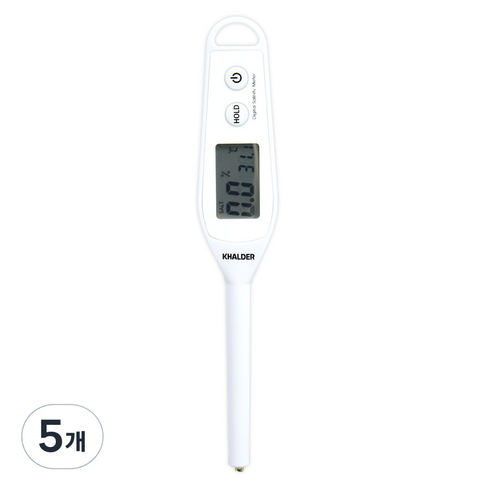 칼더 디지털 염도계 염도측정기 가정 식당 업소, 5개