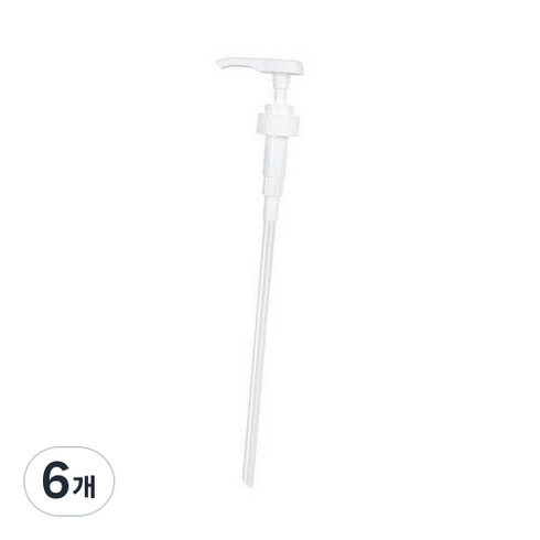 범용 시럽 펌프 3.5cc, 6개