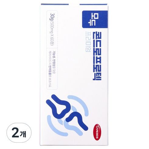 케어사이드 모두 콘드로프로텍 관절& 간 보조제(SAMe 포함), 60정, 뼈/관절강화, 2개