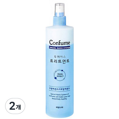 과일나라 컨퓸 투페이스 트리트먼트 530ml, 250ml, 2개