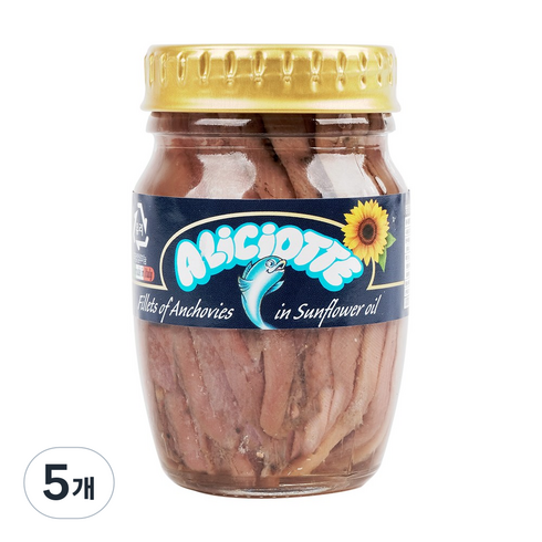 리졸라도로 필렛 오브 엔초비 알리초테, 5개, 90g