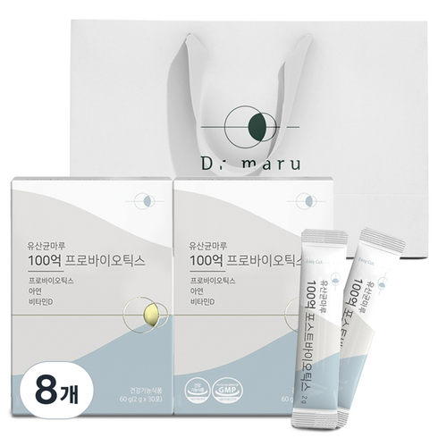 유산균 100억 보장 프로바이오틱스, 60g, 8개