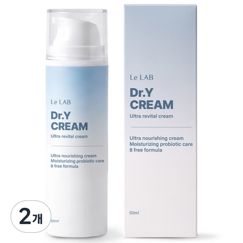 르랩 닥터와이 리바이탈 여성 Y존 보습크림, 50ml, 2개