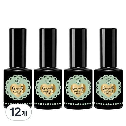 그라시아 진비 지젤리 베이스젤 리뉴얼, 투명, 12개, 11ml