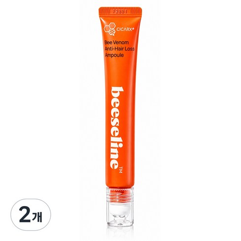 시카알엑스 비세린 비베놈 안티 헤어로스 앰플 탈모앰플 두피케어 봉독앰플, 2개, 20ml