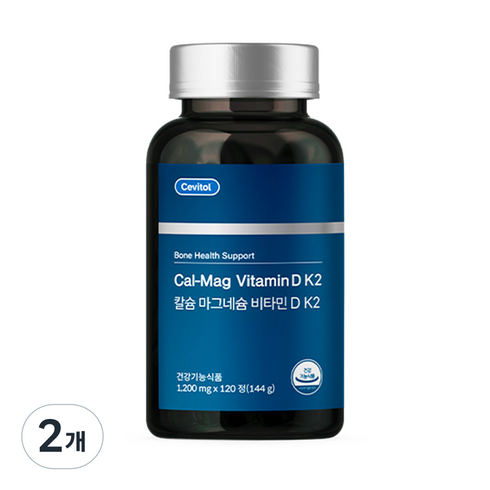 세비톨 칼슘 마그네슘 비타민D K2, 120정, 2개