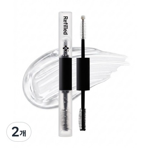 리필드 cADPR 속눈썹 영양제 아이래쉬 앰플 + 속눈썹 룰러 15mm, 10ml, 2개