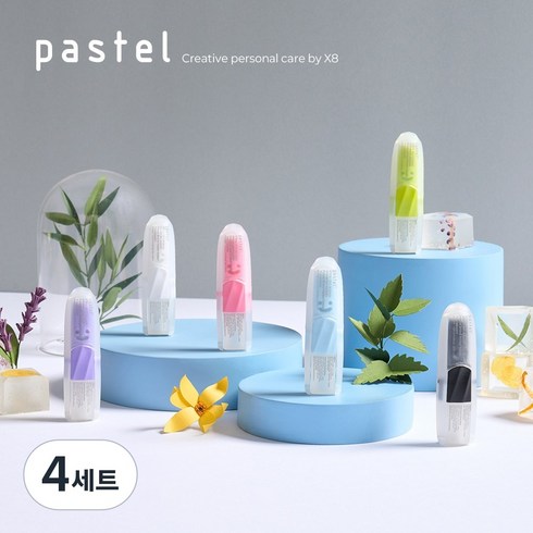 파스텔 야돔 투명(유칼립투스X10배) 포켓 인헤일러 6개입 세트, 4세트
