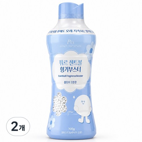 Pur 센트볼 향기 부스터 블랑쉬코튼향, 2개, 700g
