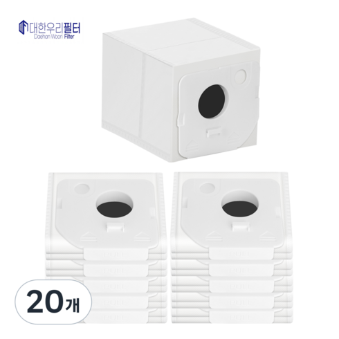대한우리필터 삼성 비스포크 제트 청소기 먼지봉투 호환 10매 VCA-AD95B 220W 250W 280W, 20개, 수량