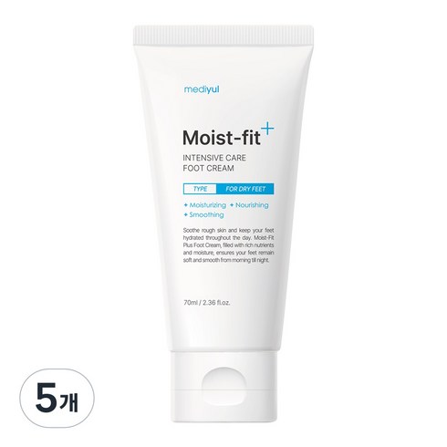 메디율 풋크림 고보습 발각질연화제 발크림 발각질크림 발각질제거, 70ml, 5개, 1개입