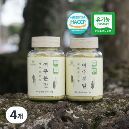 제주 오가닉스 유기농 국산 여주 분말 가루, 4개, 50g