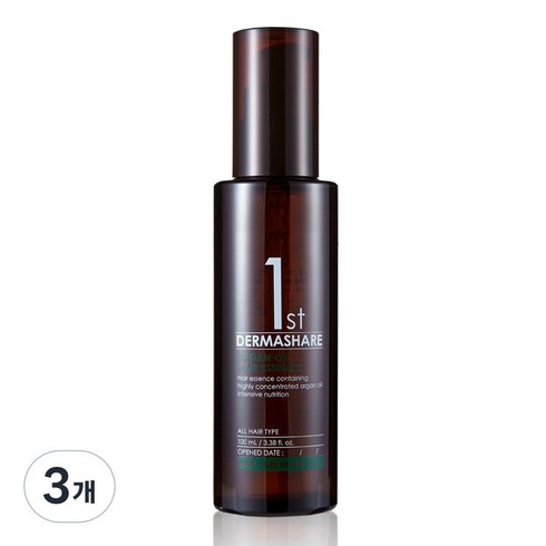 더마쉐어 아르간오일 헤어에센스, 100ml, 3개