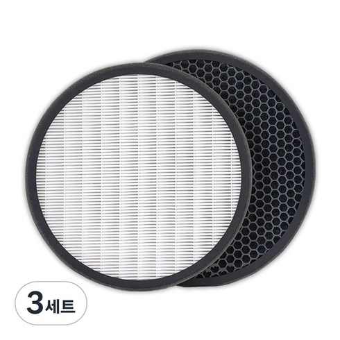 솔로몬필터 LG 퓨리케어 300 공기정청기 호환 필터 AS120VAS AS111VAS, 3세트, AS120시리즈