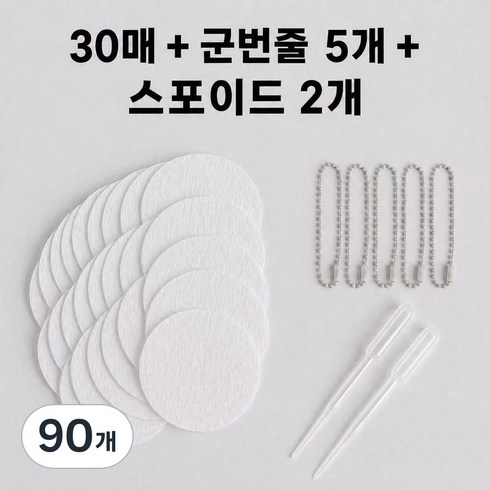 퍼플지니 부풀어 오르는 종이 매직 캔버스 페이퍼 미술놀이 세트, 원형, 90개