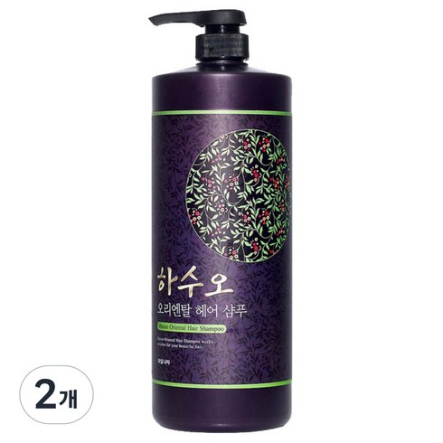 과일나라 하수오 오리엔탈 헤어 샴푸, 1.5L, 2개