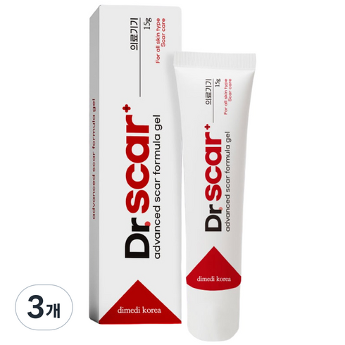 닥터스카 흉터 화상연고 관리 의료기기, 3개, 15g