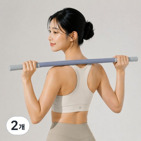 런룩스 마사지스틱 승모근 종아리 시원한 마사지롤러, 라이트블루, 2개
