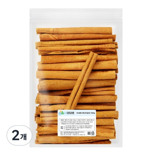 더옹달샘 선별완료 베트남산 시나몬스틱 500g 계피 뱅쇼 차, 1개입, 2개