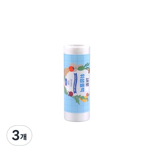 해피락 새로 위생롤백 25cm x 35cm, 중(M), 500개입, 3개