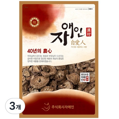 자애인 볶은 우엉, 250g, 3개