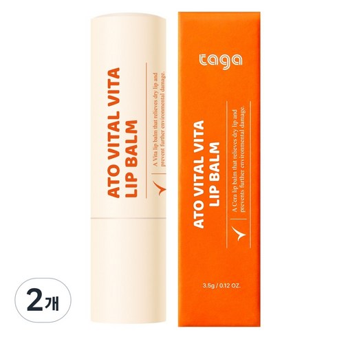 타가 키즈 유아 립밤 마데카 어린이 고보습립밤, 2개, 3.5g
