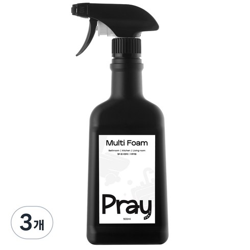 프레이포잇 멀티 폼 세정제, 3개, 500ml