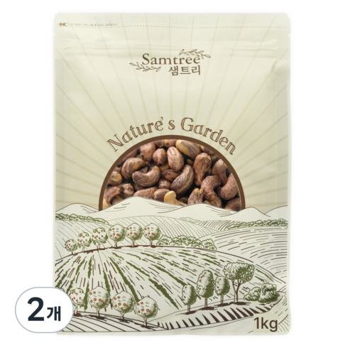 샘트리 베트남 껍질 캐슈넛, 1kg, 2개