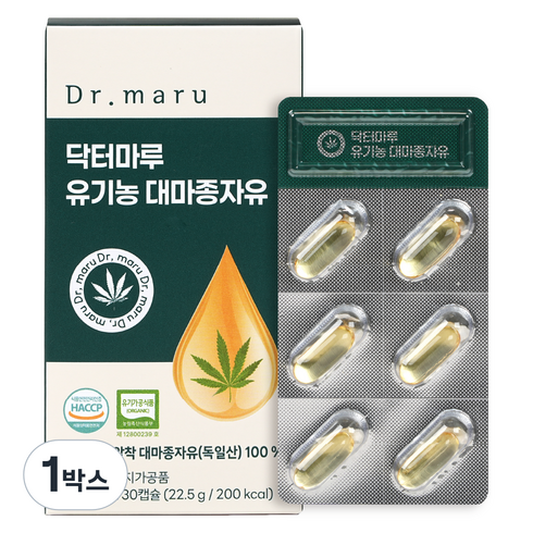 닥터마루 대마종자유, 30정, 4박스