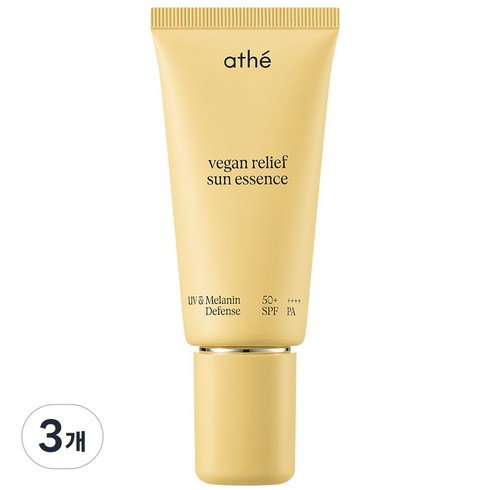 아떼 리뉴얼 비건 릴리프 선 에센스, 50ml, 3개