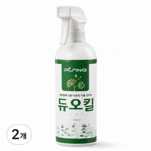 자재1번가 듀오킬 가정용 화분 식물 해충 관리제, 2개, 500ml