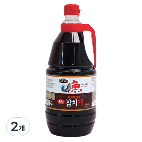 아주존 순창우리식품 업소용 요리용 참치액, 2개, 1.8L