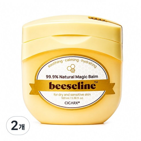 시카알엑스 비세린 네추럴 매직 멀티밤 꿀밤 바세린 고보습 천연밤, 2개, 100ml