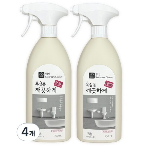 킵클린 욕실을 깨끗하게 청소세제, 4개, 700ml