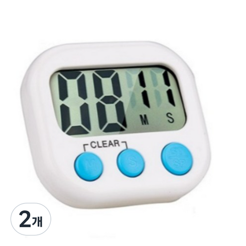 아이코어스 자석 쿠킹 타이머, 화이트, 2개