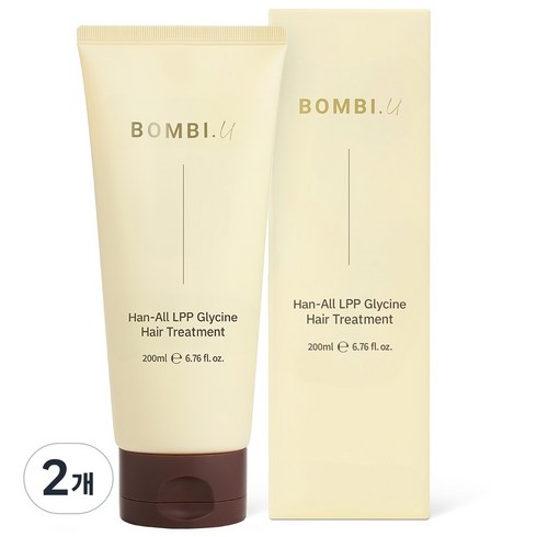봄비유 무실리콘 LPP 단백질 탈모 완화 트리트먼트, 2개, 200ml