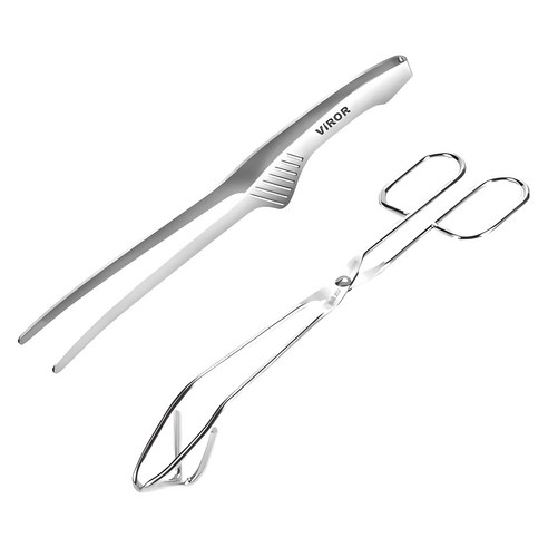 비로르 304 스텐 핀셋 주방 집게 + 삼각 가위 고기 요리 집게 솔직 후기 | 실사용자 리뷰 분석 - 상품 이미지 1